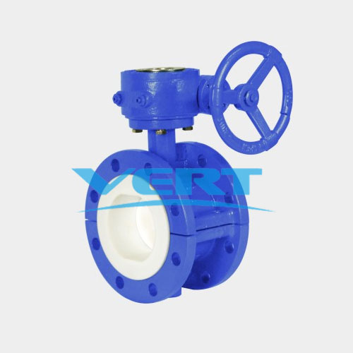 法蘭式(shi)襯氟蝶(dié)閥